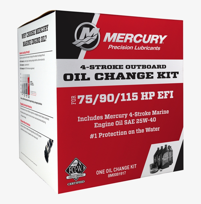 Oil Change Kits - Oem Mercury Marine 150hp Fourstroke Outboard 10w-30, transparent png