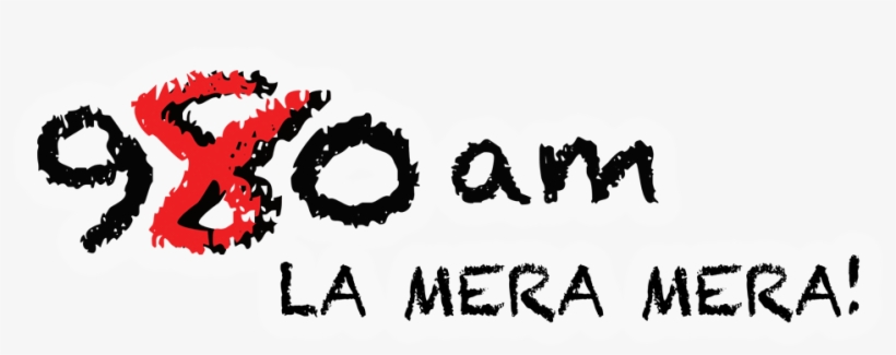 113016 980am App Logo Image 1000x376 - Music = Life Bumper Sticker, transparent png