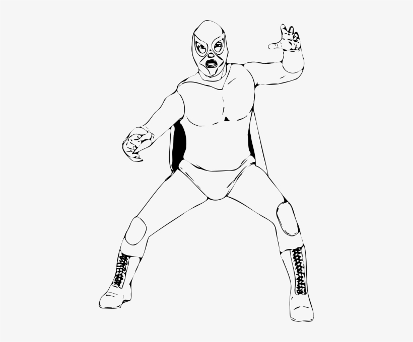 Masked Wrestler Clipart Png, transparent png