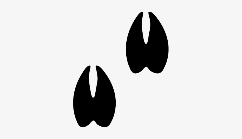 Moose Clipart Hoof Print - Clip Art, transparent png