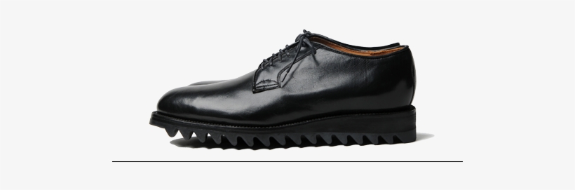 704 1603 Plain Toe W Ripple Sole Black No Wedge Sole, transparent png