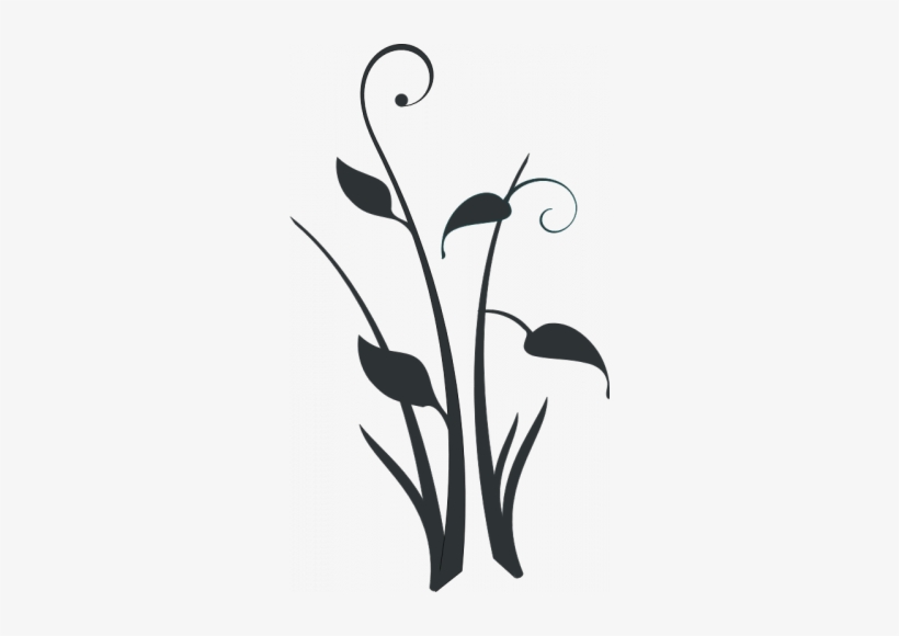 Étang Fleur Silhouette Vecteur Clip Art - Black Plant Clip Art, transparent png