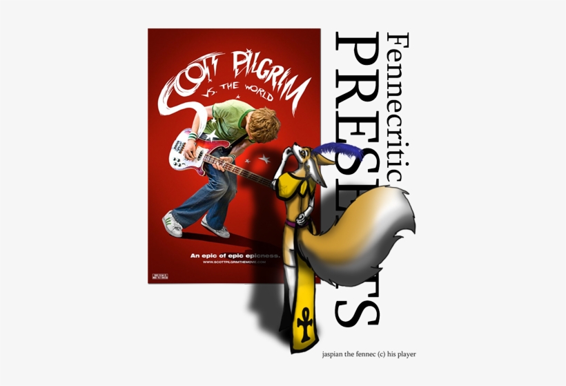 Jaspian The Fennec Critic Reviews Scott Pilgrim Versus - Scott Pilgrim Movie Cover, transparent png