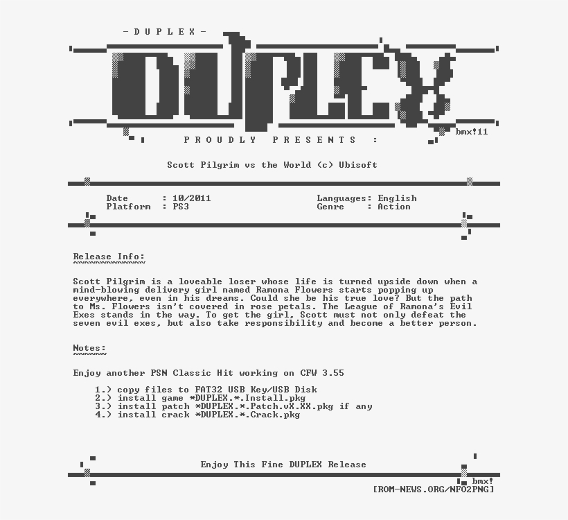 Scott - Pilgrim - Vs - The - World - Psn - Ps3-duplex - Ps3 Duplex, transparent png