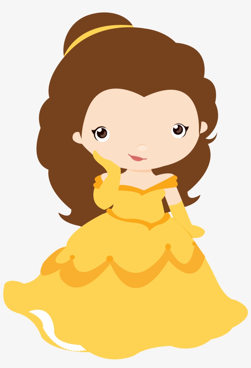 Disney Clipart Belle At Getdrawings - Bela E A Fera Minus, transparent png