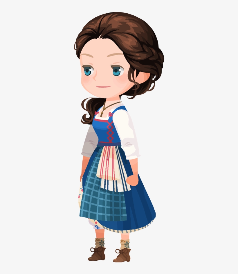 Belle - Kingdom Hearts Strelitzia, transparent png