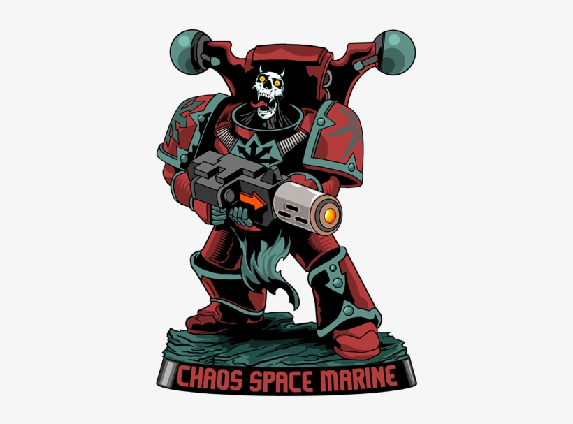 Warhammer Clipart Transparent - Chaos Space Marine Funny, transparent png