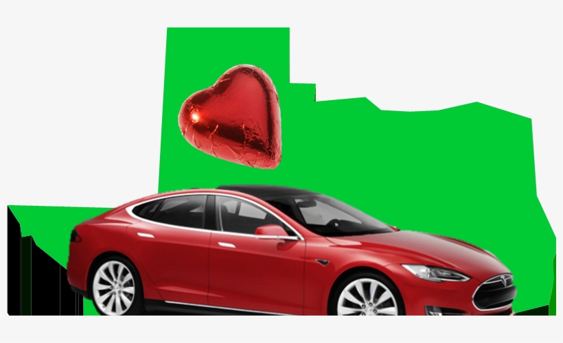 Tesla In Texas - 2 Door Tesla Red, transparent png