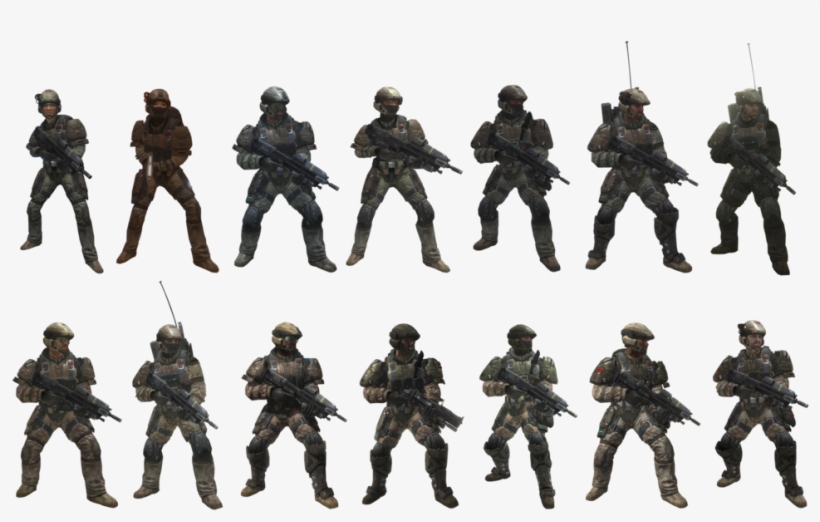 Specialists Kasrkins, Elite Special Forces Grenadiers - Halo Reach Unsc Army Gun, transparent png