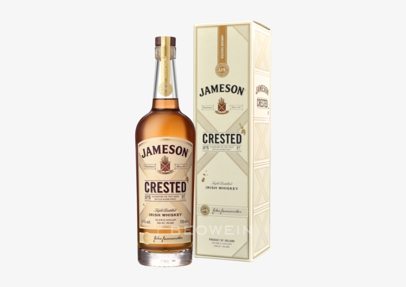 Jameson Crested 0,7 L - Jameson Crested Ten Blended Whiskey, transparent png