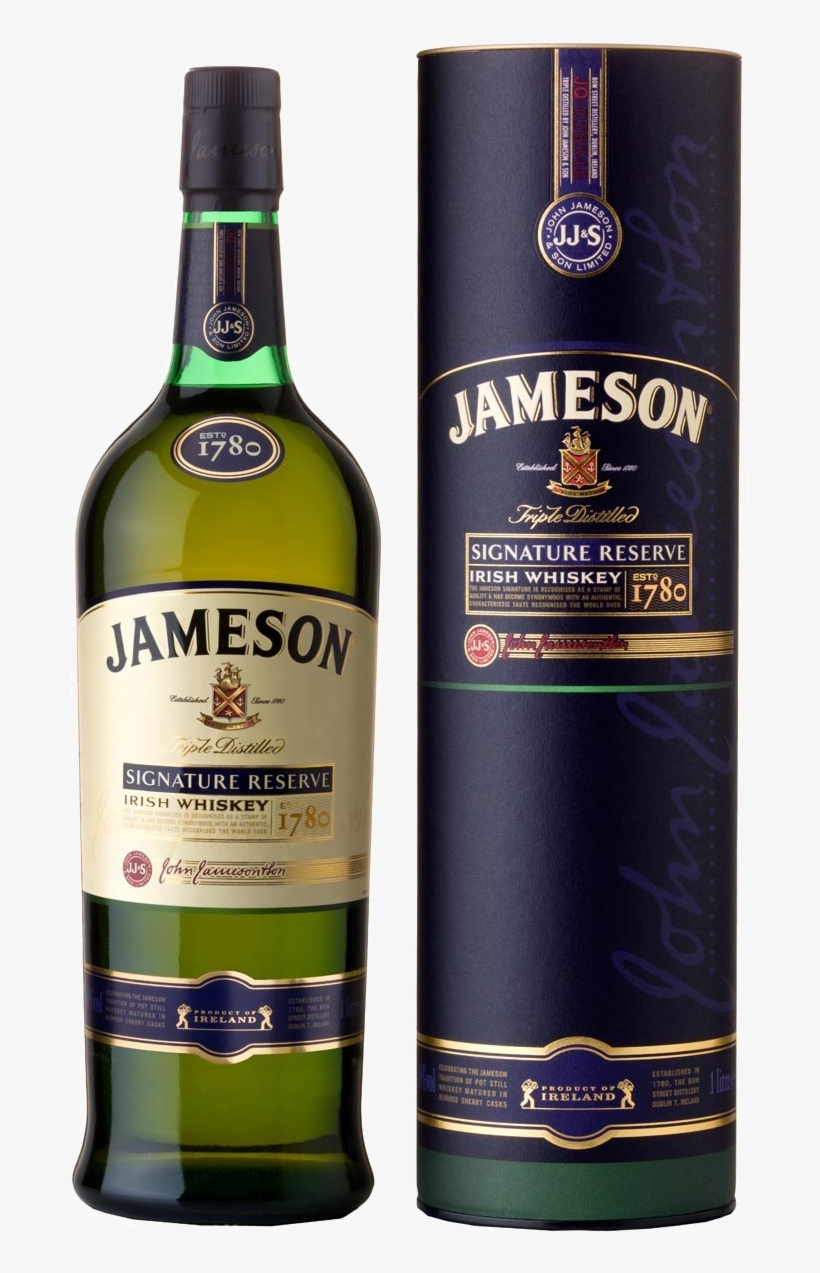 Jameson Signature Reserve 40% 1l - Jameson Signature Reserve, transparent png