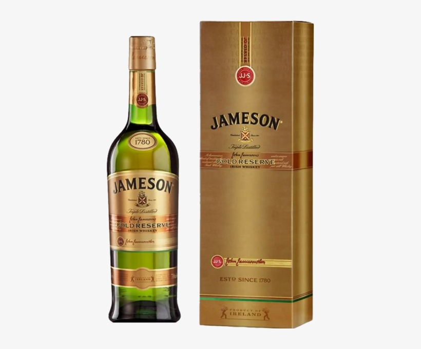 Jameson Irish Whiskey - Jameson Gold Reserve Blended Irish Whiskey, transparent png