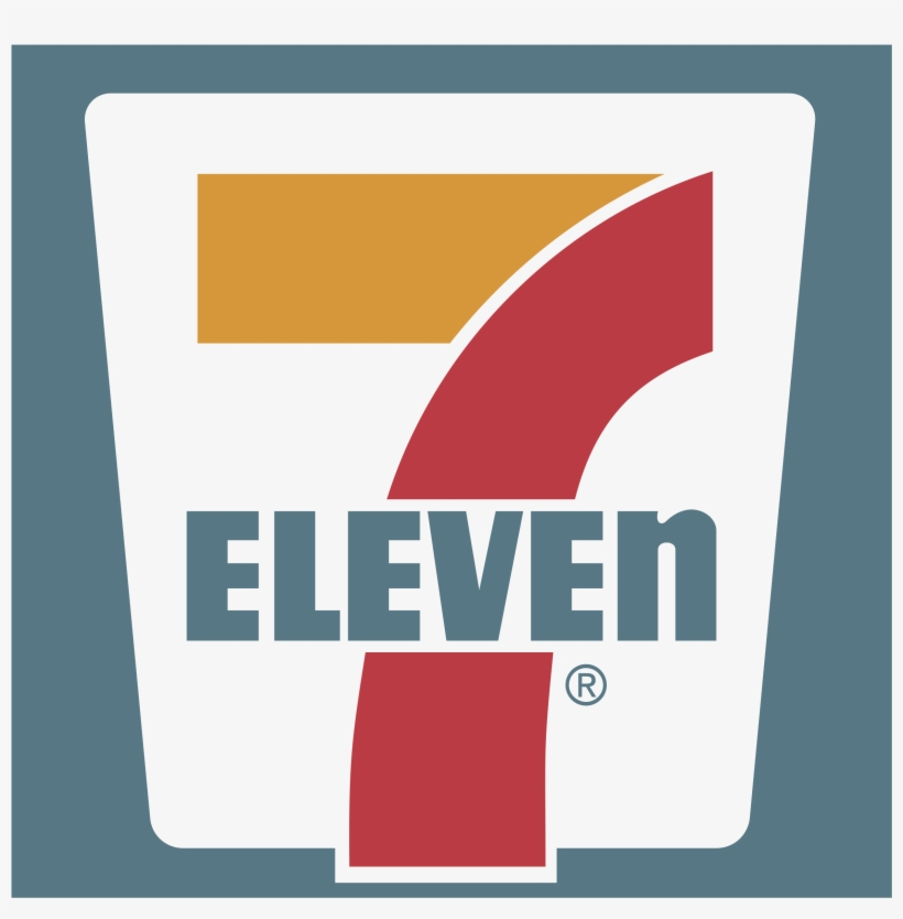7 Eleven Logo Png Transparent - 7 Eleven Logo Black, transparent png