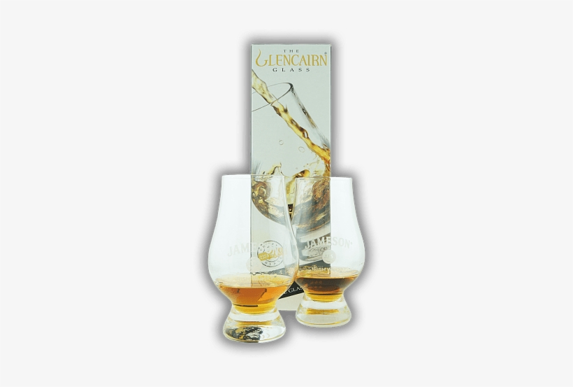 Jameson Geschenkpackung Mit 2 Glencairngläsern - Whisky Glass, transparent png