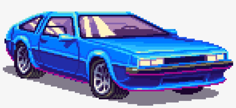 Deloan Blue Front - Overdrive 80s, transparent png