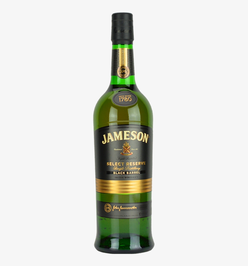 Engraved Text On A Bottle Of Personalised Jameson Select - Jameson 18 Year Old Irish Whiskey - 750 Ml Bottle, transparent png