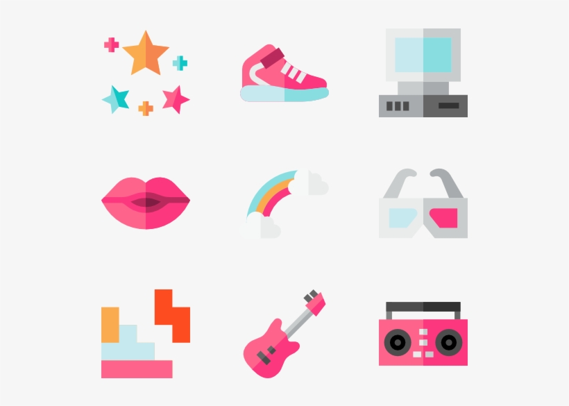Eighties - 80's Vector Png, transparent png