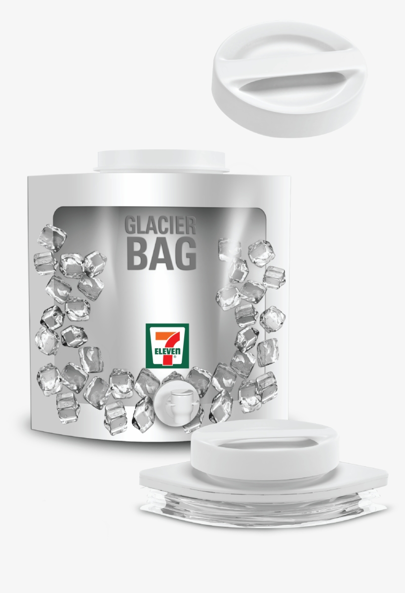 7 Eleven 6 Pack Glacier Bag With Spout - 7 Eleven, transparent png