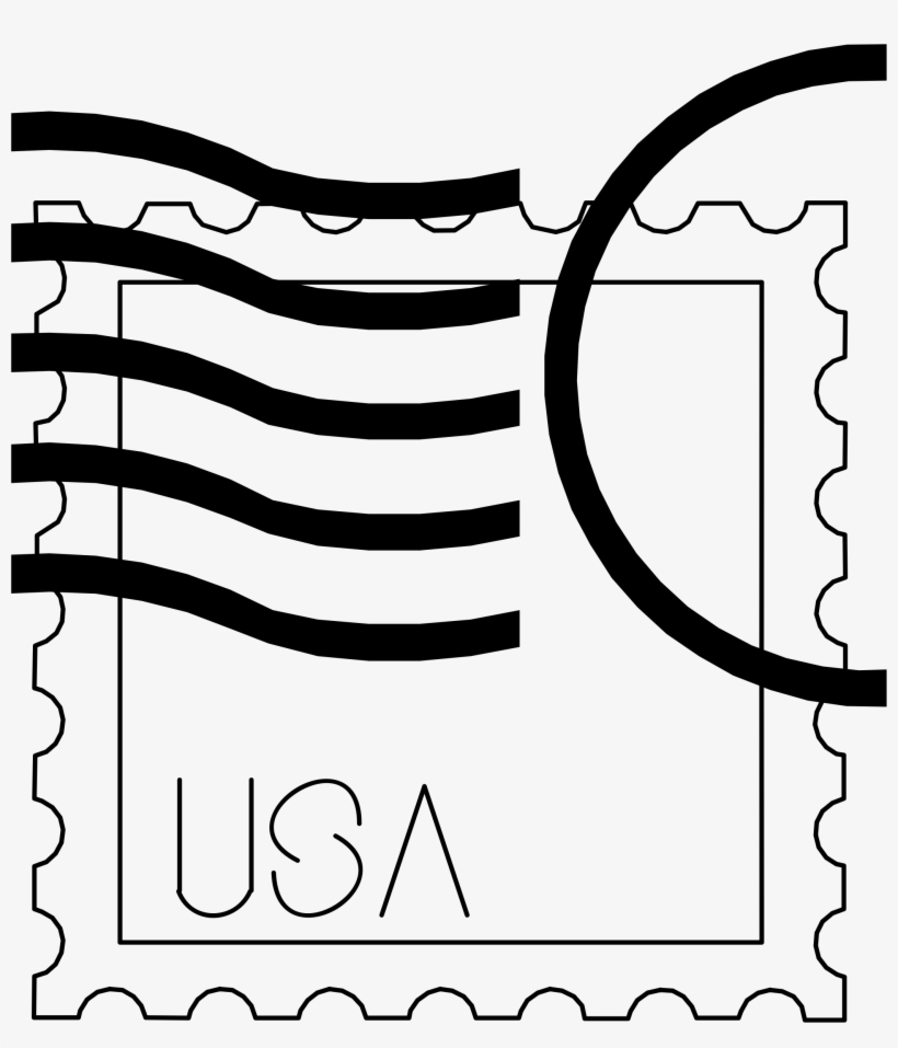 Medium Image - Clip Art Stamp Usa, transparent png