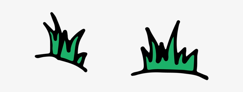 Doodle Grass, transparent png