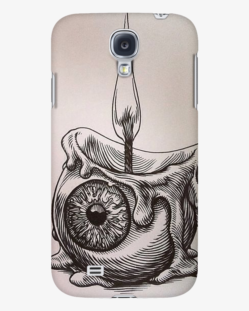 Custom Slim Eye Candle Phone Case-crown Mobile - Cool And Fun Things To Draw, transparent png