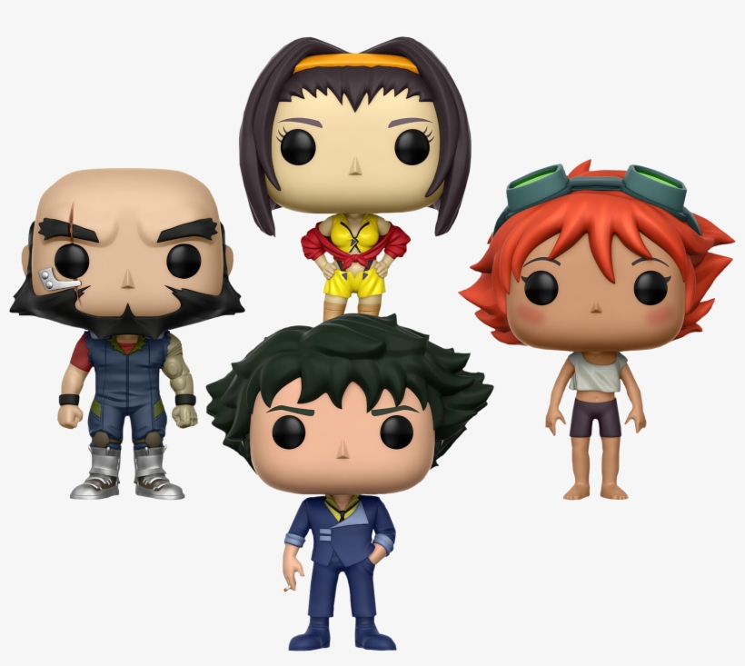 Space Cowboys Pop Vinyl Figure Bundle - Cowboy Bebop Funko Pop, transparent png