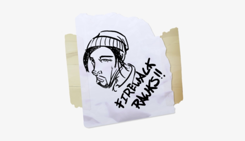 Paper Scrap 09 Graffiti Screen - Life Is Strange, transparent png
