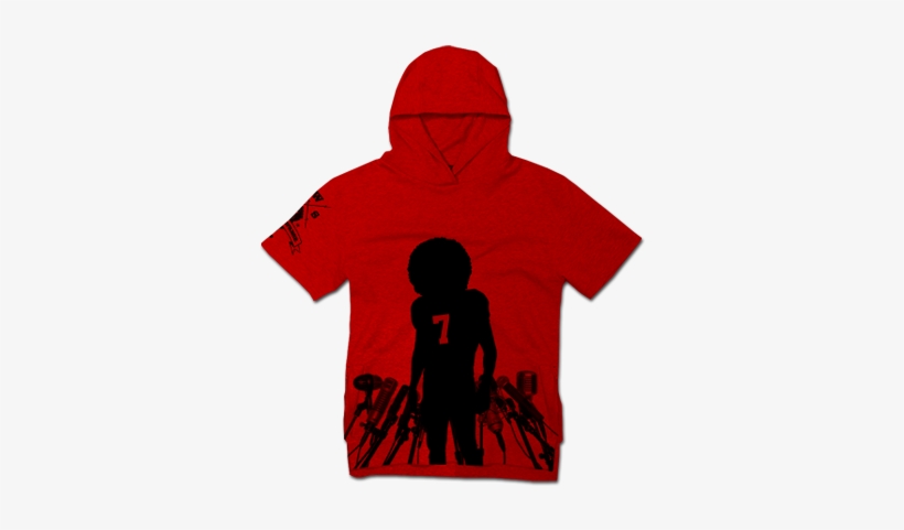 Stand Up S/s Hoodie - Colin Kaepernick Silhouette, transparent png