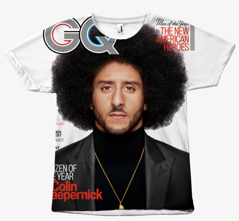 Colin Kaepernick Gq Magazine Citizen Of The Year Shirt - Colin Kaepernick Man Of The Year, transparent png