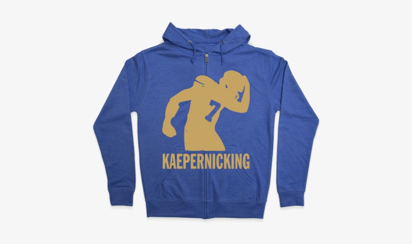 Kaepernicking Zip Hoodie - Smoking, transparent png