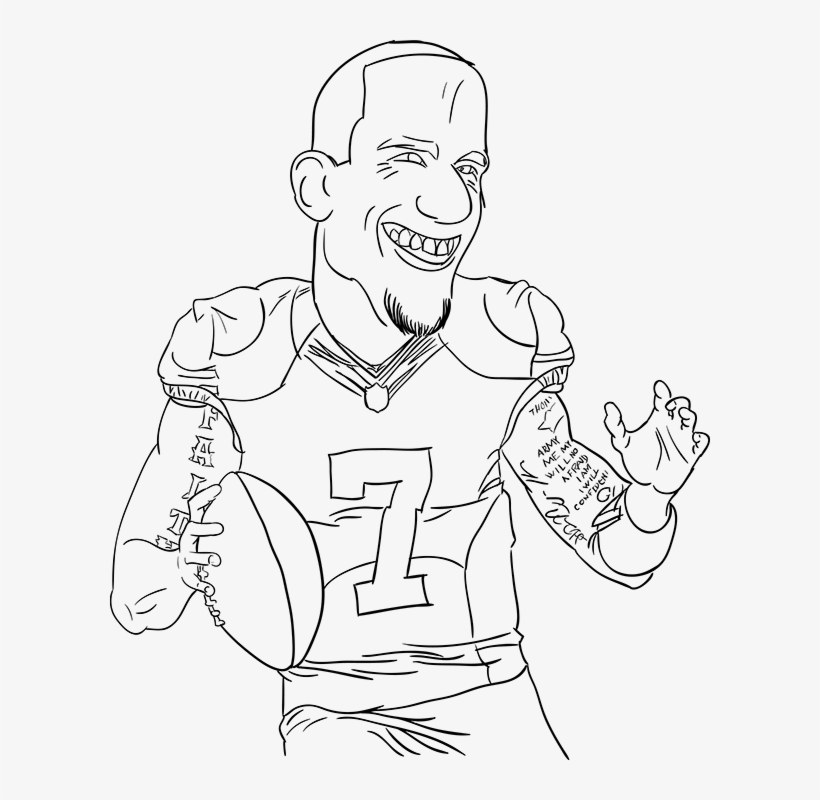 Colin Kaepernick Coloring Pages, transparent png