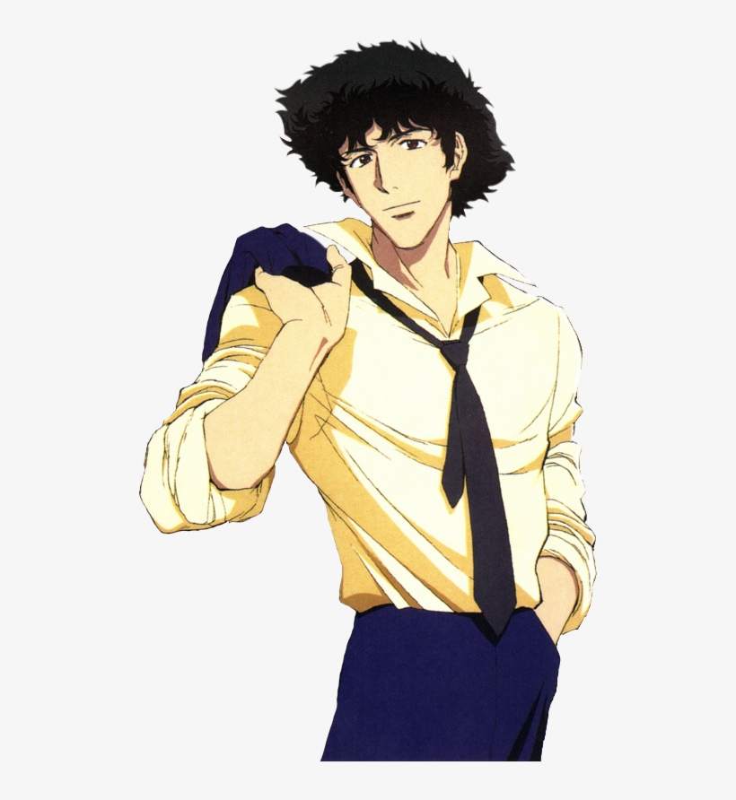 Cowboy Bebop Spike Png Free Stock - Spike Spiegel No Jacket, transparent png