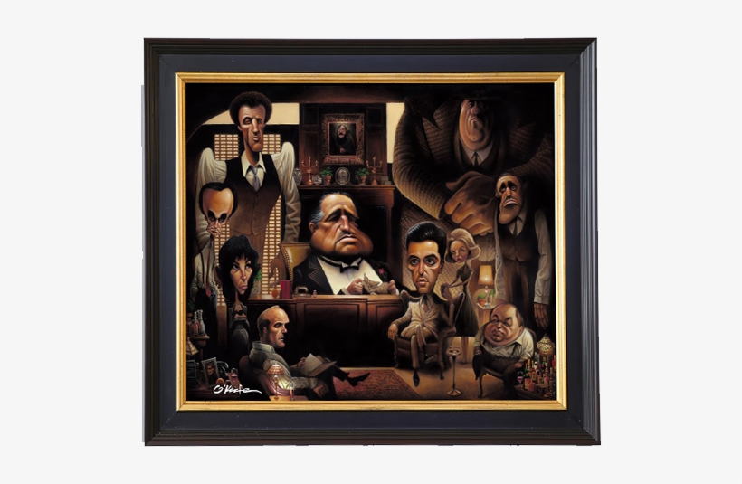 A Tribute To The Godfather - Lafamiglia. A Tribute To The Godfather Giclée Print, transparent png