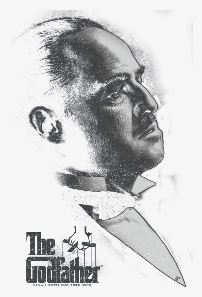 The Godfather Graphic Vito Men's Ringer T-shirt, transparent png