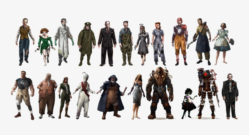 Bioshock Transparent Background - Transparent Background Human Figure Png, transparent png