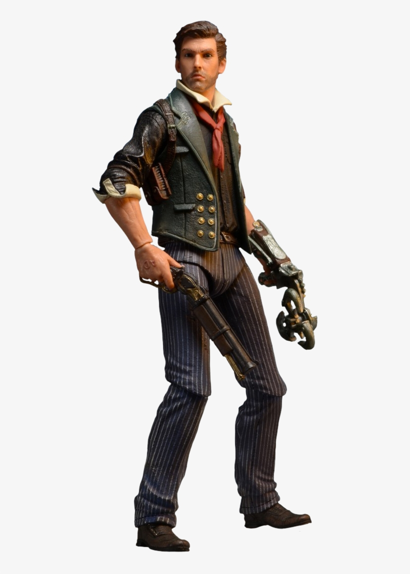 Booker Dewitt 7" Action Figure - Bioshock Infinite Booker Png, transparent png