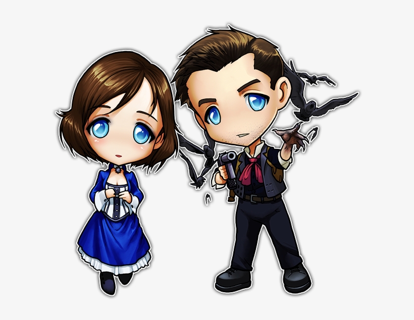 Metal Gear Solid, Bioshock Infinite And More - Chibi Bioshock, transparent png