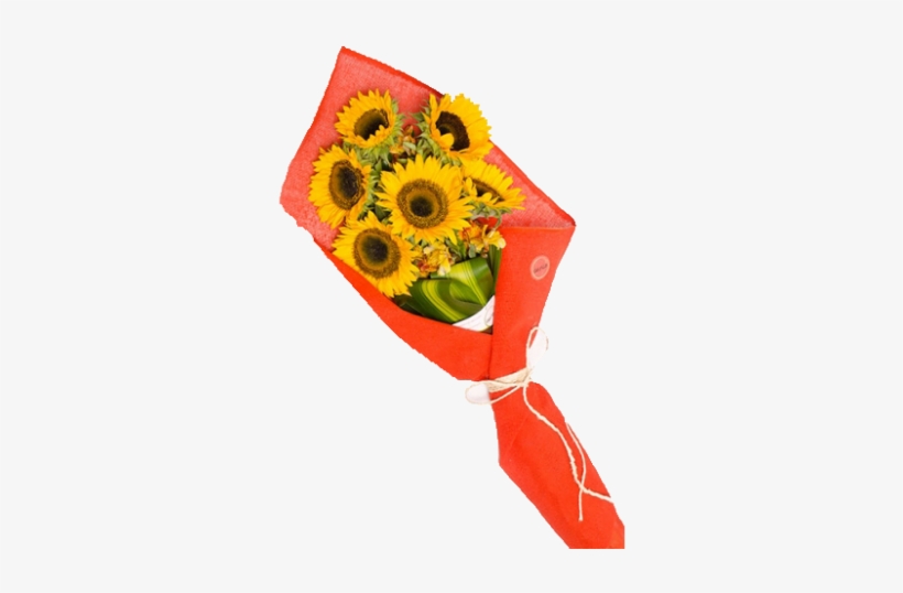 Girasoles - Ramo De 5 Girasoles, transparent png