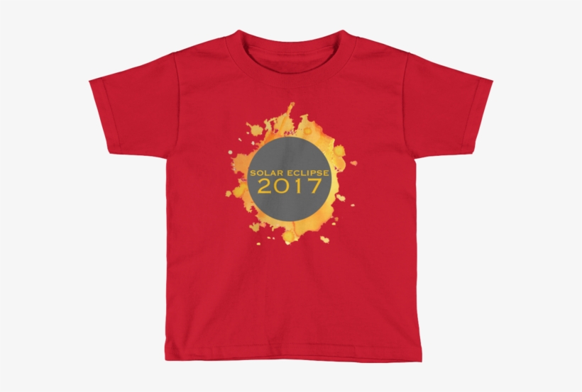 2017 Solar Eclipse Watercolor Burst - Cooking Time T Shirt, transparent png