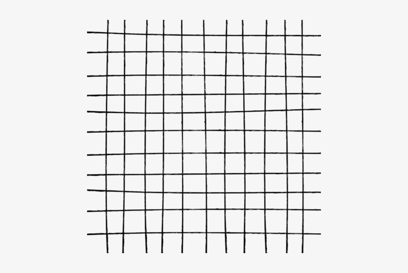 Hand Drawn Marker Grid White Fabric By Midnightstudio - Mosaic, transparent png