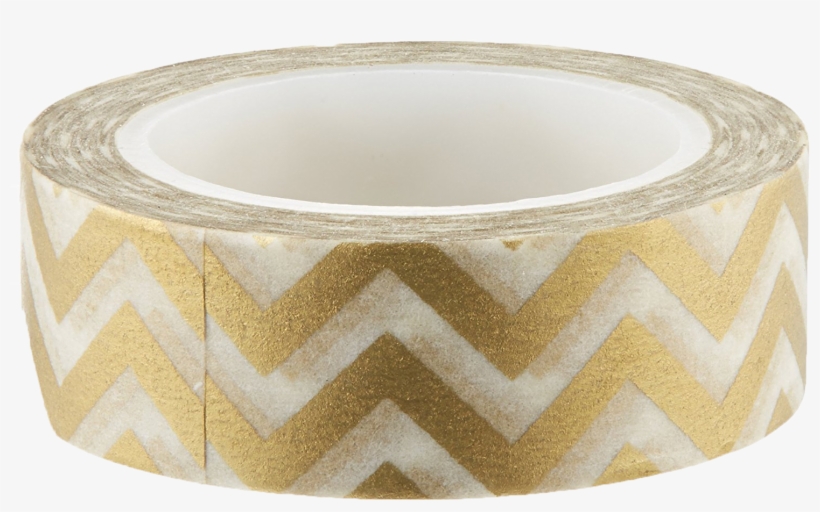Gold Washi Stationary Giveaway - Wrapables Striped Washi Masking Tape, Gold Chevron, transparent png