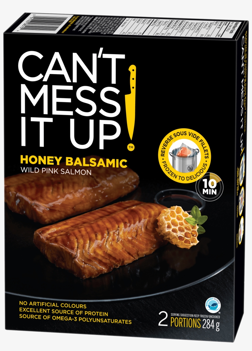 Honey Balsamic Salmon And Potato Salad - Salmon, transparent png