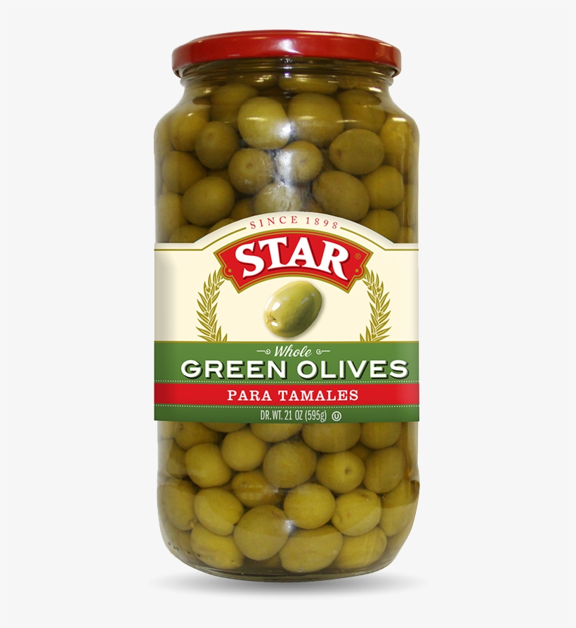 Classic Olives - Star Hot Pepper Stuffed Green Olives 7 Oz. Bottle, transparent png