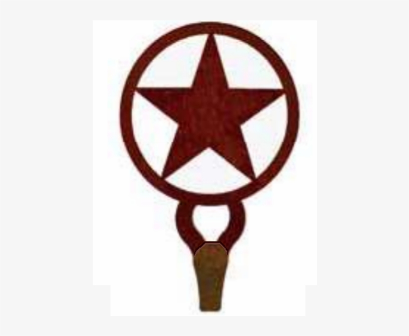 Large Single Texas Star Hook - Texas Star Large Single Metal Wall Hook, transparent png