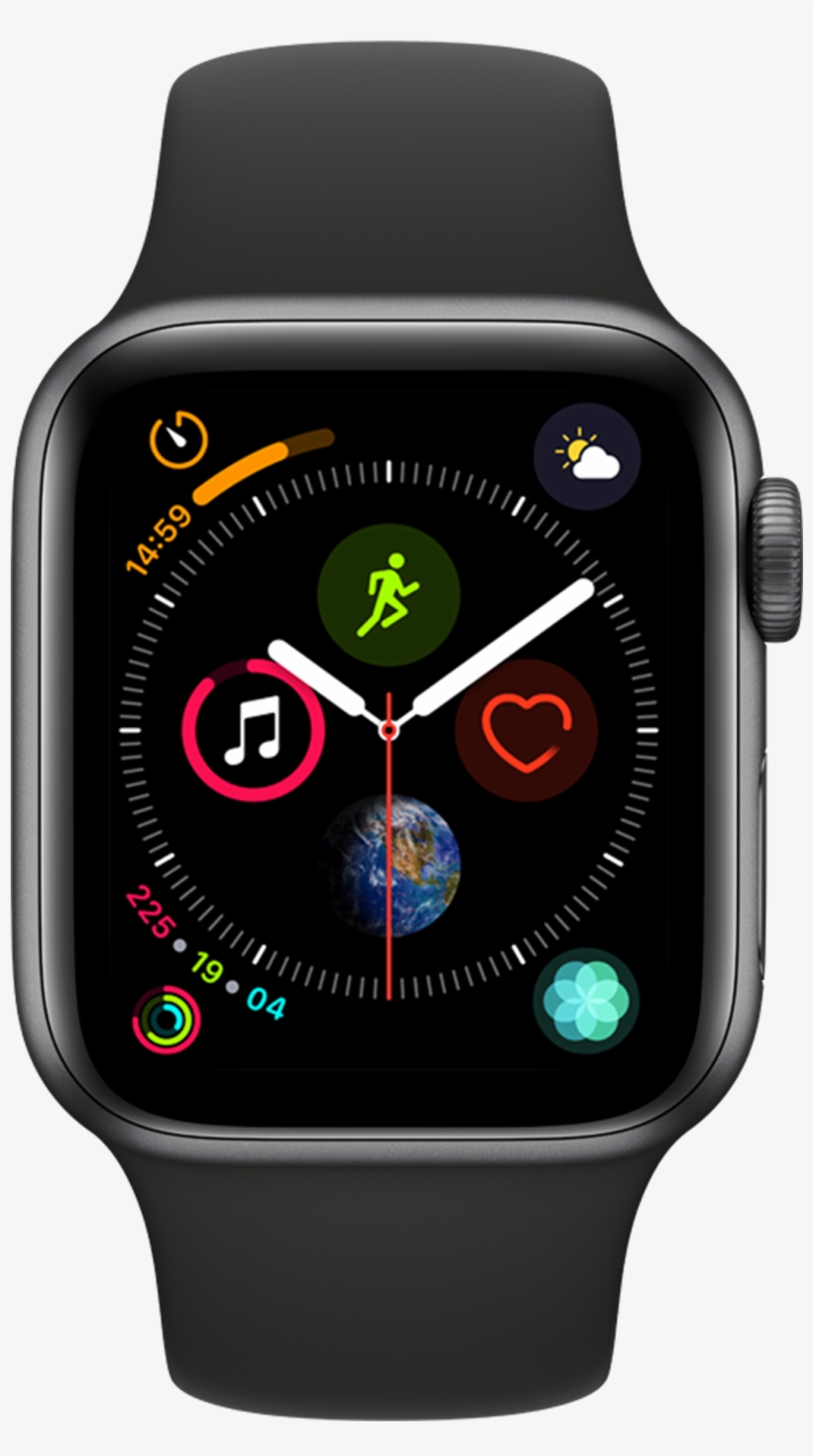 A Side View Of The Apple Watch Series 4 In Gold - Apple Watch Series 3, transparent png
