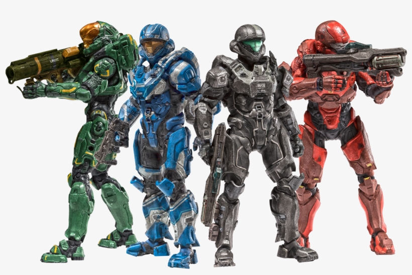 Series 2 6” Action Figure Assortment - Halo 5: Guardians Series 2 Spartan Hermes Action Figure, transparent png