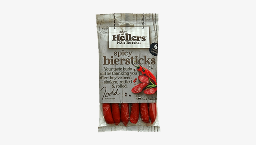 Hellers Spicy Biersticks - Heller's Biersticks, transparent png