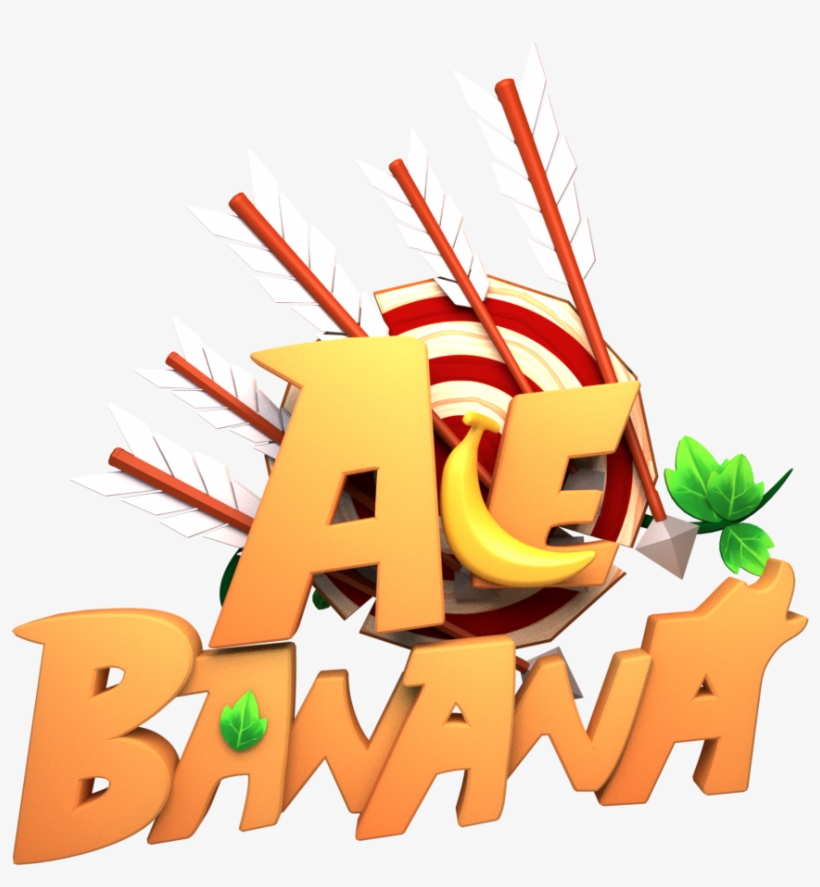 Ace Banana Logo Stacked - Ace Banana Ps4 Cover, transparent png