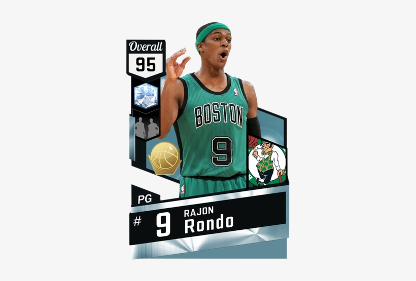 '12 Rajon Rondo Diamond Card - Nba 2k Gilbert Arenas - 325x475 PNG ...