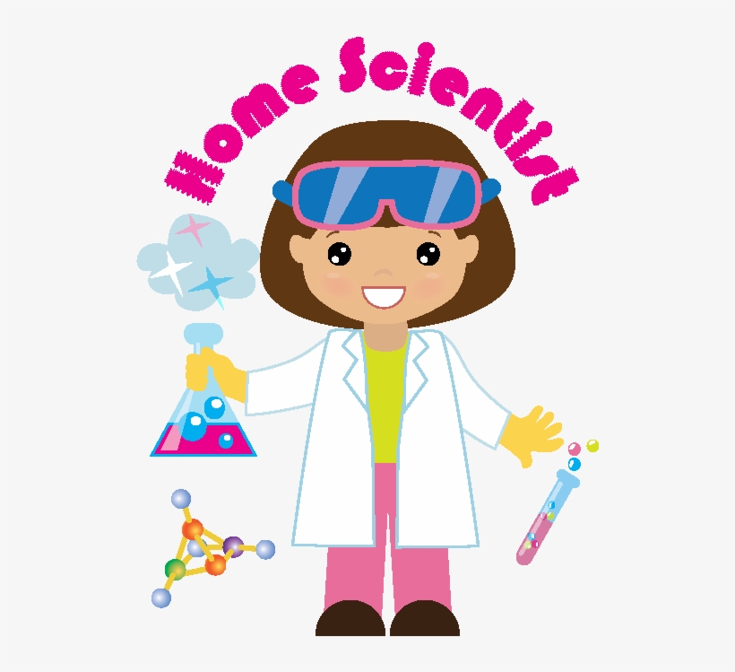 Library Girl Scout Brownie Clipart - Girl Scientist Clipart, transparent png
